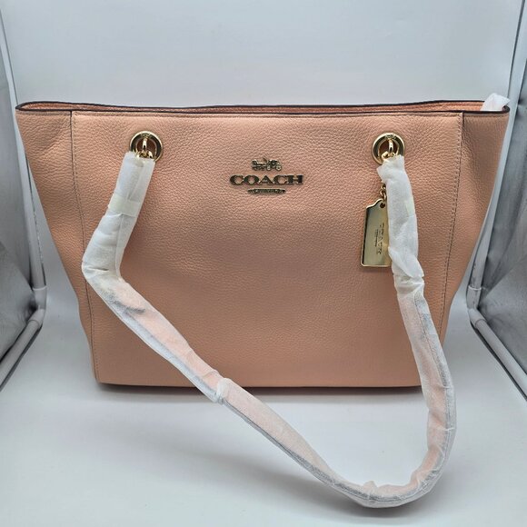 Coach Cammie Chain Tote C8147 Faded Blush - Picture 1 of 8